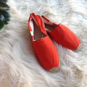 Soludos | NWOB | Orange slide on shoes